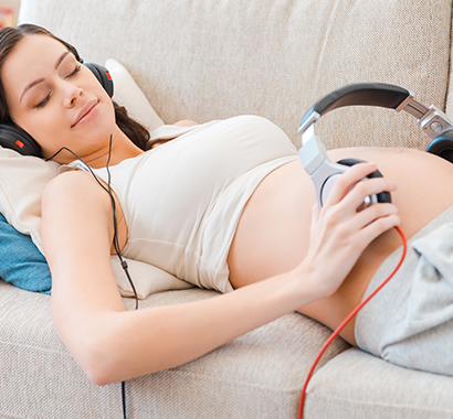 Música para bebês no ventre